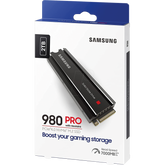 Samsung 980 Pro 2tb Ssd W/ Heatsink Pcie Gen 4 Nvme M.2 Internal Heat Control Max Speed Ps5 Compatible Up To 7000 Mb/s - CompuMe